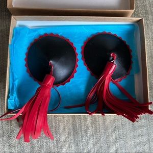 Vex Clothing Latex Tassle Pasties